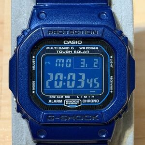 Casio G-Shock GW-M5610CC-2 Blue Tough Solar Atomic Multiband 6 Digital Watch
